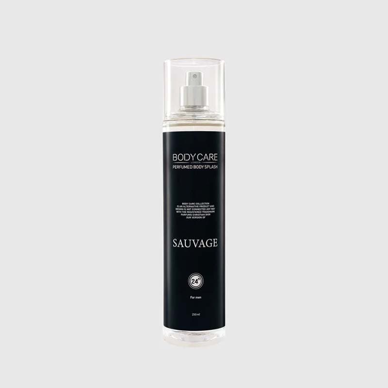 بادی اسپلش مردانه بادی کر مدل ساواج (Sauvage Dior) 24 ساعته حجم 250 میلی لیتر