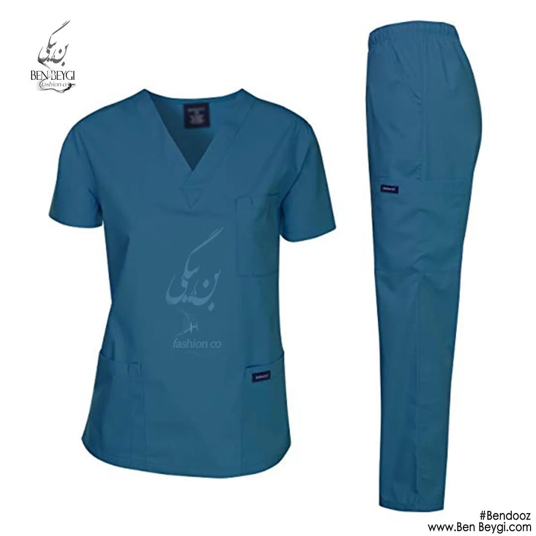 اسکراب جراحی زنانه با شلوار پارچه ترگال کد 39847