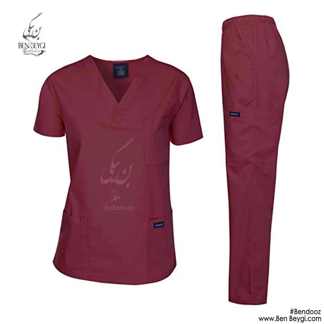 اسکراب جراحی زنانه با شلوار پارچه ترگال کد 9844