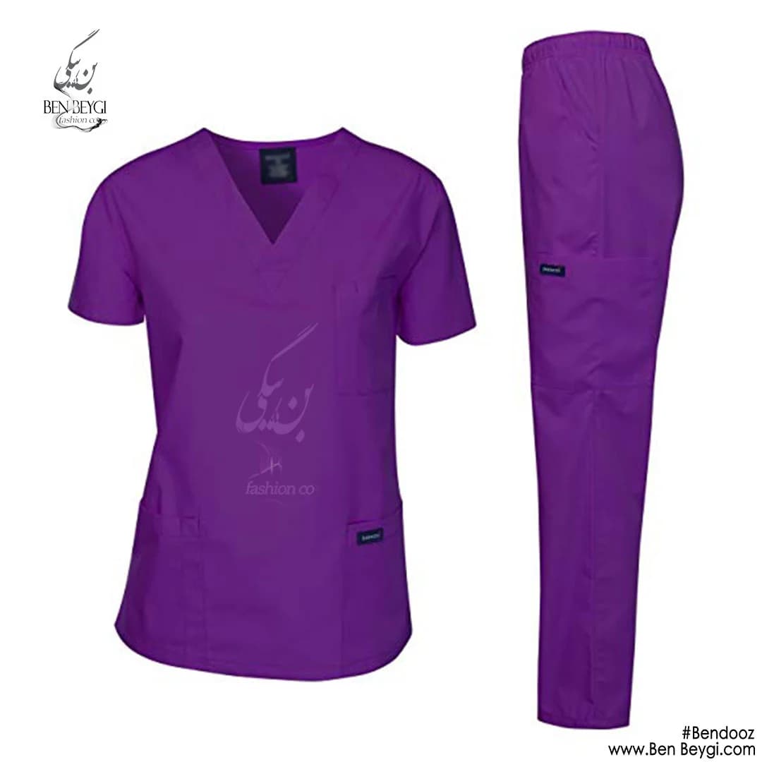 اسکراب جراحی زنانه با شلوار پارچه ترگال کد 9839
