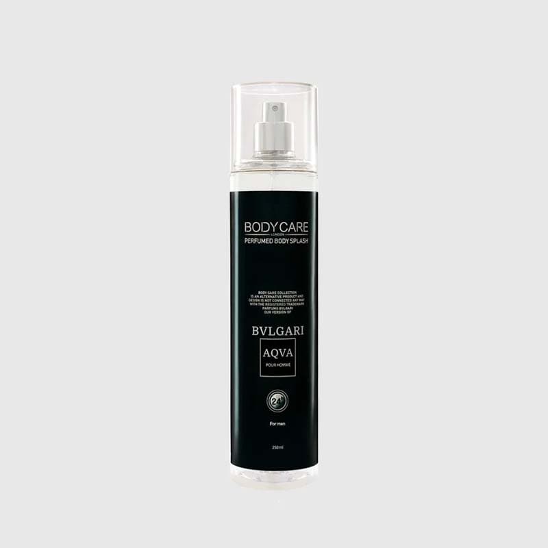 بادی اسپلش مردانه بادی کر مدل آکوا بولگاری (Bvlgari Aqva) 24 ساعته حجم 250 میلی لیتر