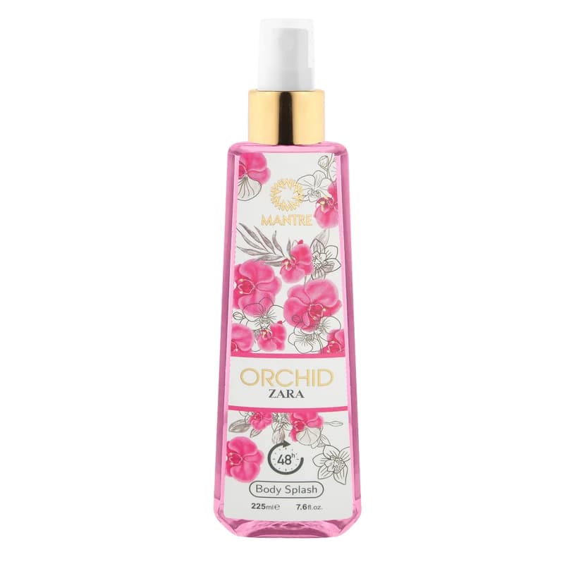 بادی اسپلش زنانه مانتره مدل زارا ارکید (Zara Orchid) حجم 225 میلی لیتر