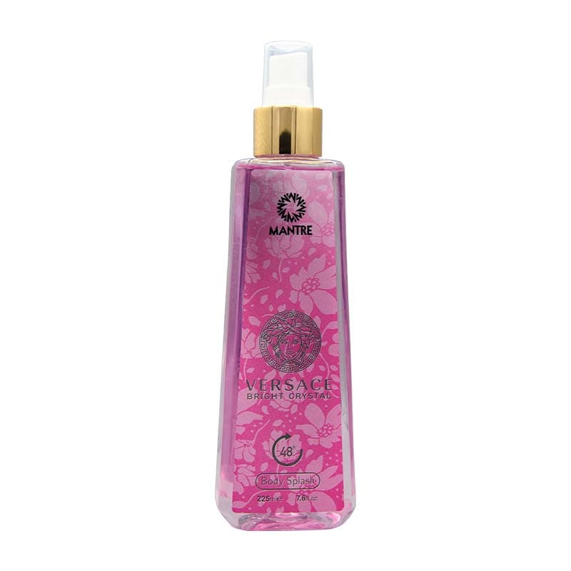 بادی اسپلش زنانه مانتره مدل ورساچه برایت کریستال (VERSACE BRIGHT CRYSTAL) حجم 225 میلی لیتر