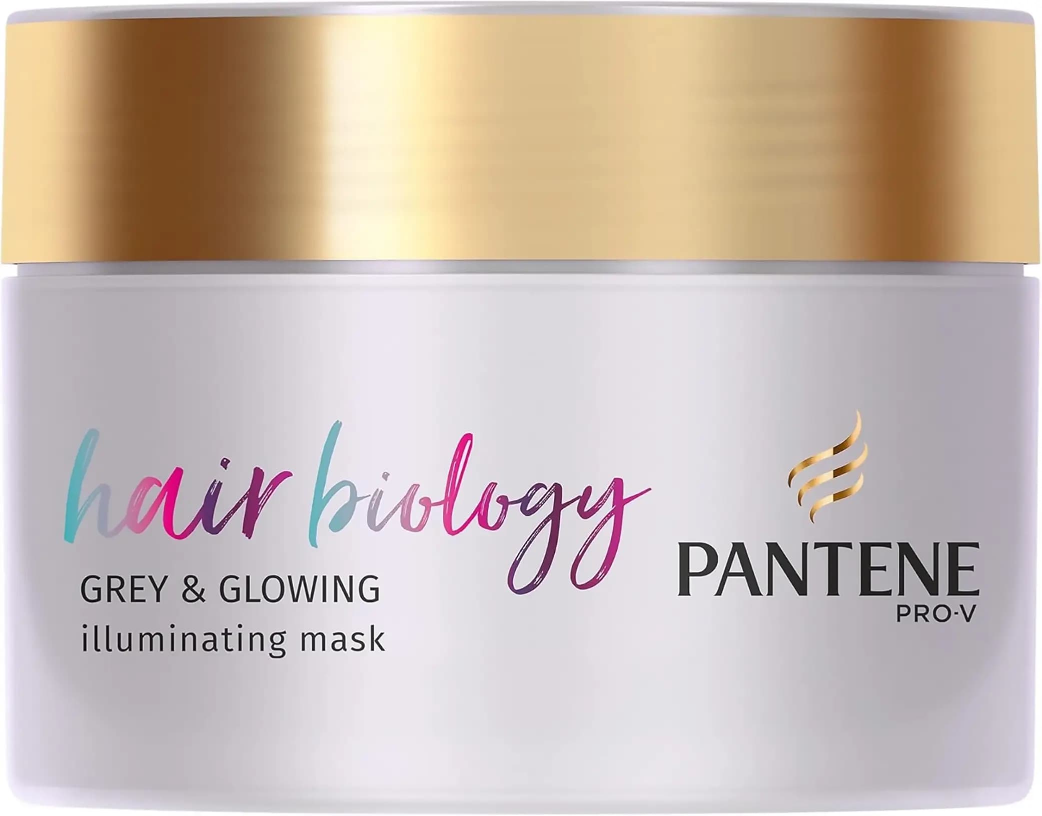 ماسک مو درخشان کننده پنتن هیر بیولوژی 160 میل Pantene Hair Biology Grey & Glowing Mask — تصویر ۲