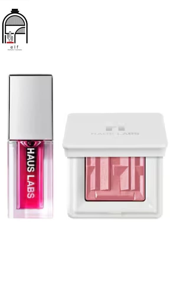 ست هایلایتر و اویل لب مایع هاوس لبز برند لیدی گاگاMini Lip Oil + Highlighter Duo