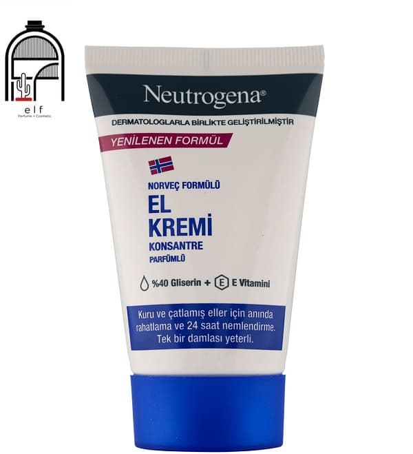 کرم مرطوب کننده و نرم کننده دست حاوی گلیسیرین نوتروژینا Neutrogena Norwegian Formula Hand Cream Perfumed 50 ml