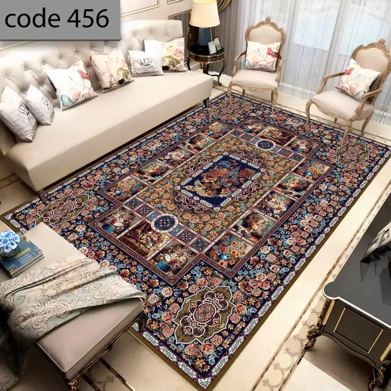 روفرشی مخملی کشدار کد FAM-456