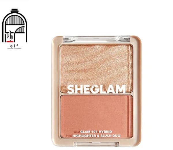 پالت رژگونه و هایلایتر 2در1 سویل شیگلم SHEGLAM DUO Glam iluminador y colorete híbrido Seville