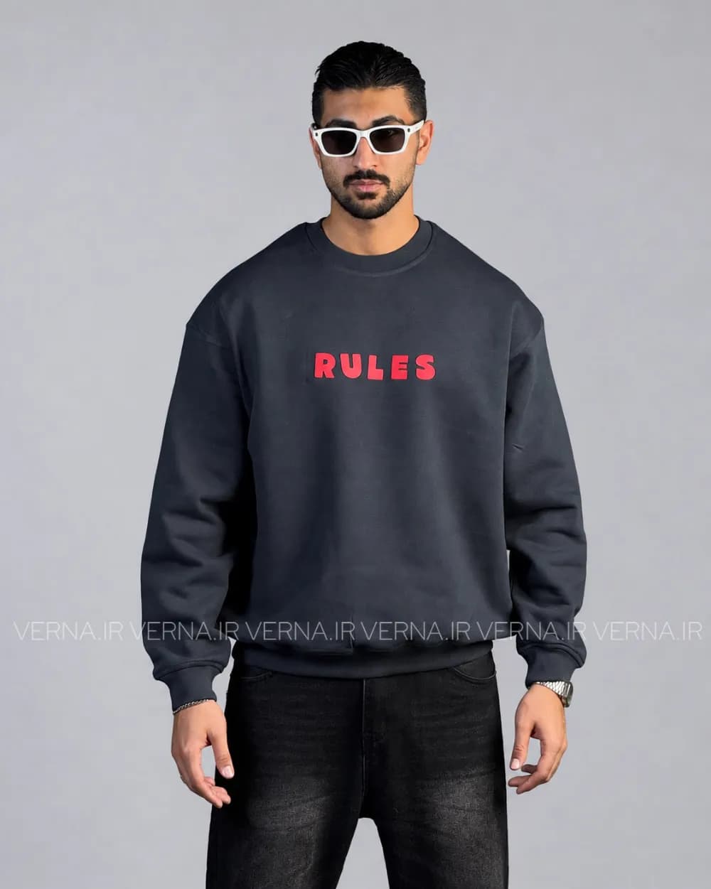 دورس مردانه باکسی چاپ برجسته RULES-VR