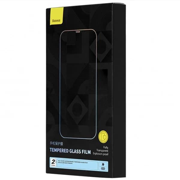 پک دوتایی گلس حریم شخصی تمام صفحه آیفون Iphone 14 Pro Max بیسوس SGBL190302 — تصویر ۳