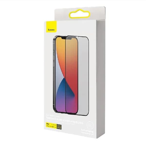 پک 2 تایی محافظ تمام صفحه iPhone 12/12 Pro بیسوسSGAPIPH61P-ATG01 — تصویر ۲