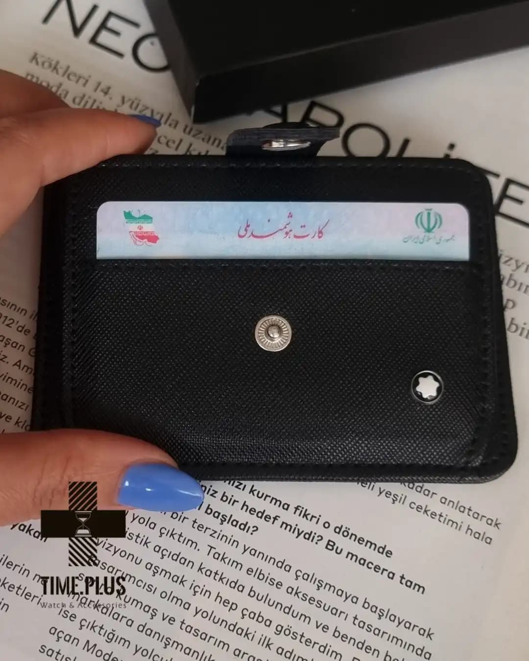 جاکارتی دکمه دار مون بلان طرح سافیانو — تصویر ۳
