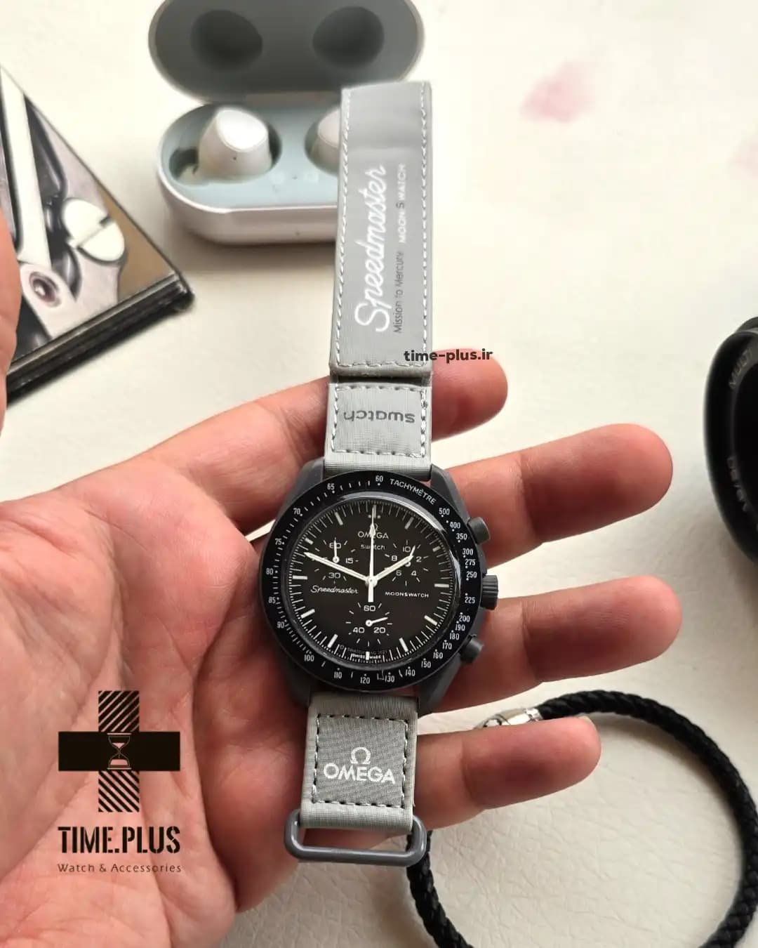 ساعت امگا سواچ مرکوری طوسی روشن Mission to Mercury — تصویر ۳