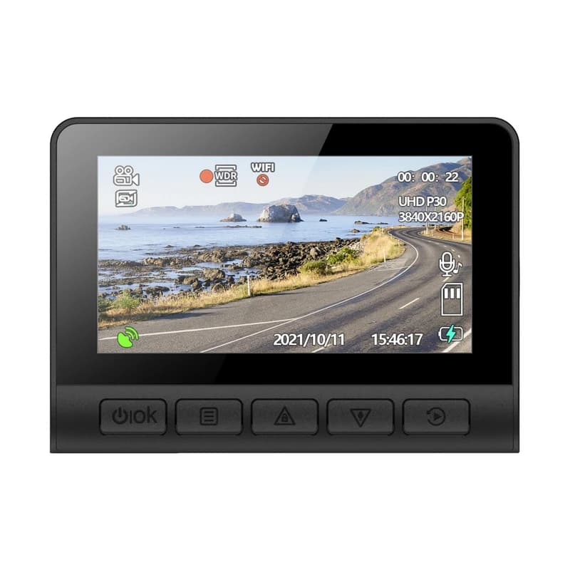 دوربین فیلم برداری خودرو مدل Dash Cam 4K + Rear Cam 1080P V55PRO کد b140 — تصویر ۶