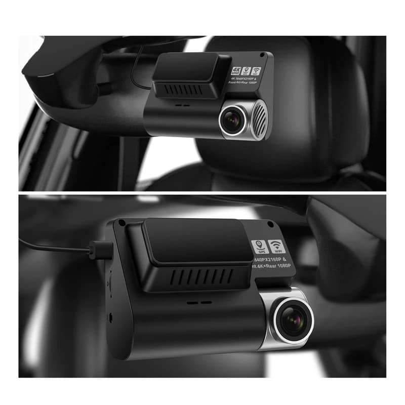 دوربین فیلم برداری خودرو مدل Dash Cam 4K + Rear Cam 1080P V55PRO کد b140 — تصویر ۷