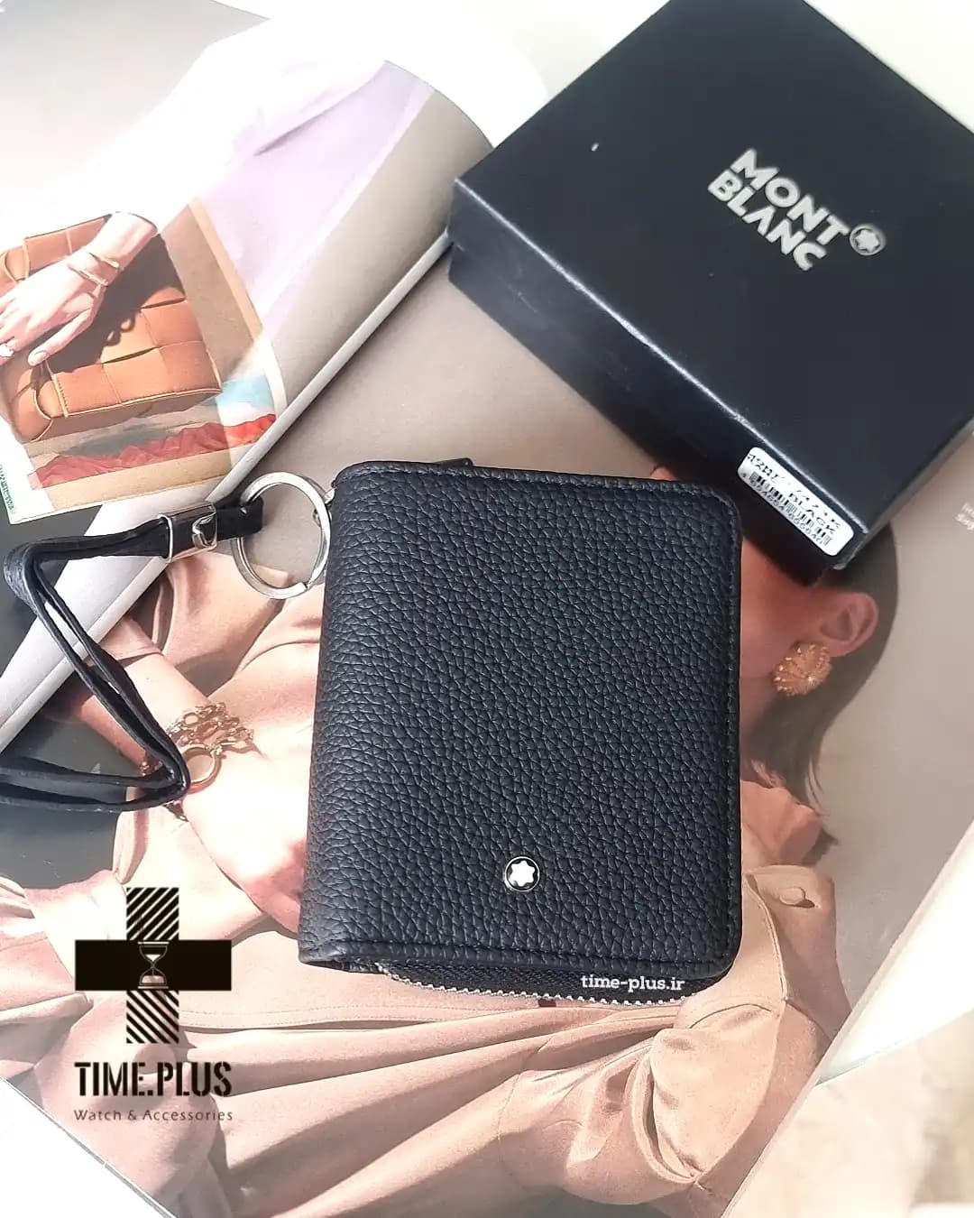 کیف پول مون بلان Floater leather Wallet — تصویر ۲