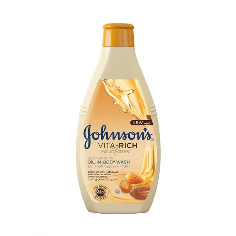 شامپو بدن حجم 250 میل – vita – rich – & oil جانسون – johnson