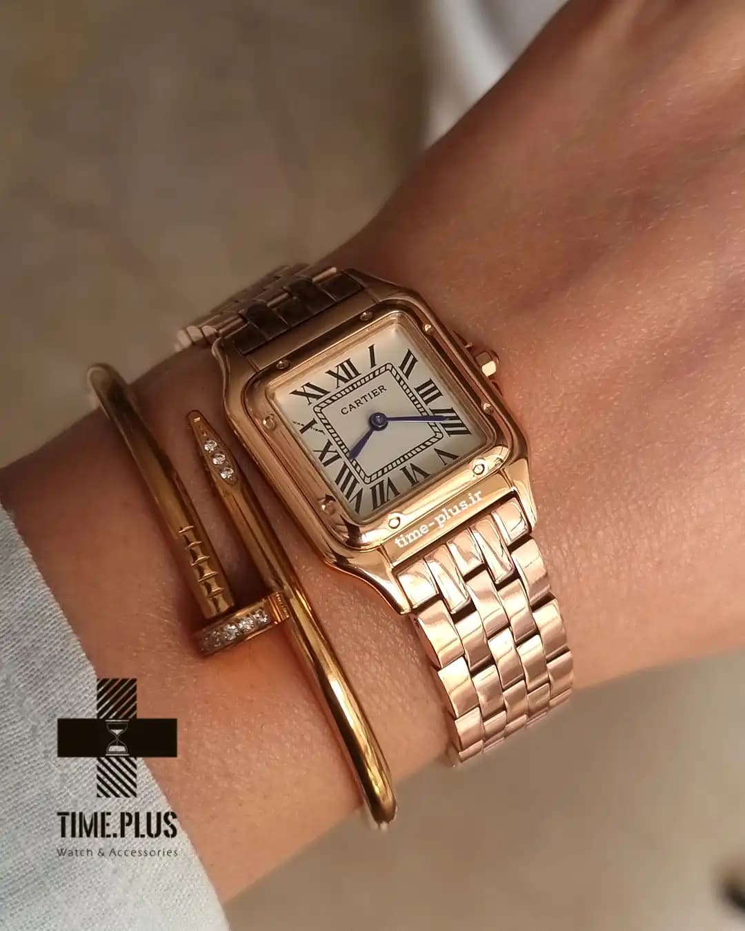 ساعت کارتیر زنانه panthere rose gold — تصویر ۴