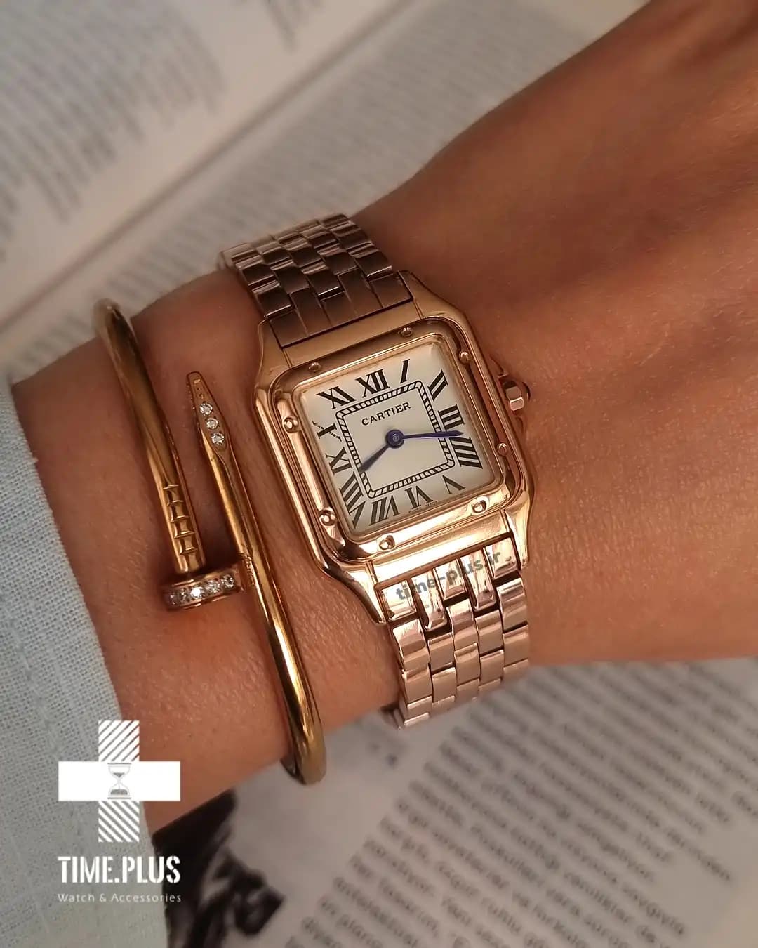 ساعت کارتیر زنانه panthere rose gold — تصویر ۲