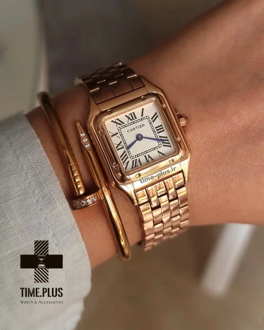 ساعت کارتیر زنانه panthere rose gold — تصویر ۶