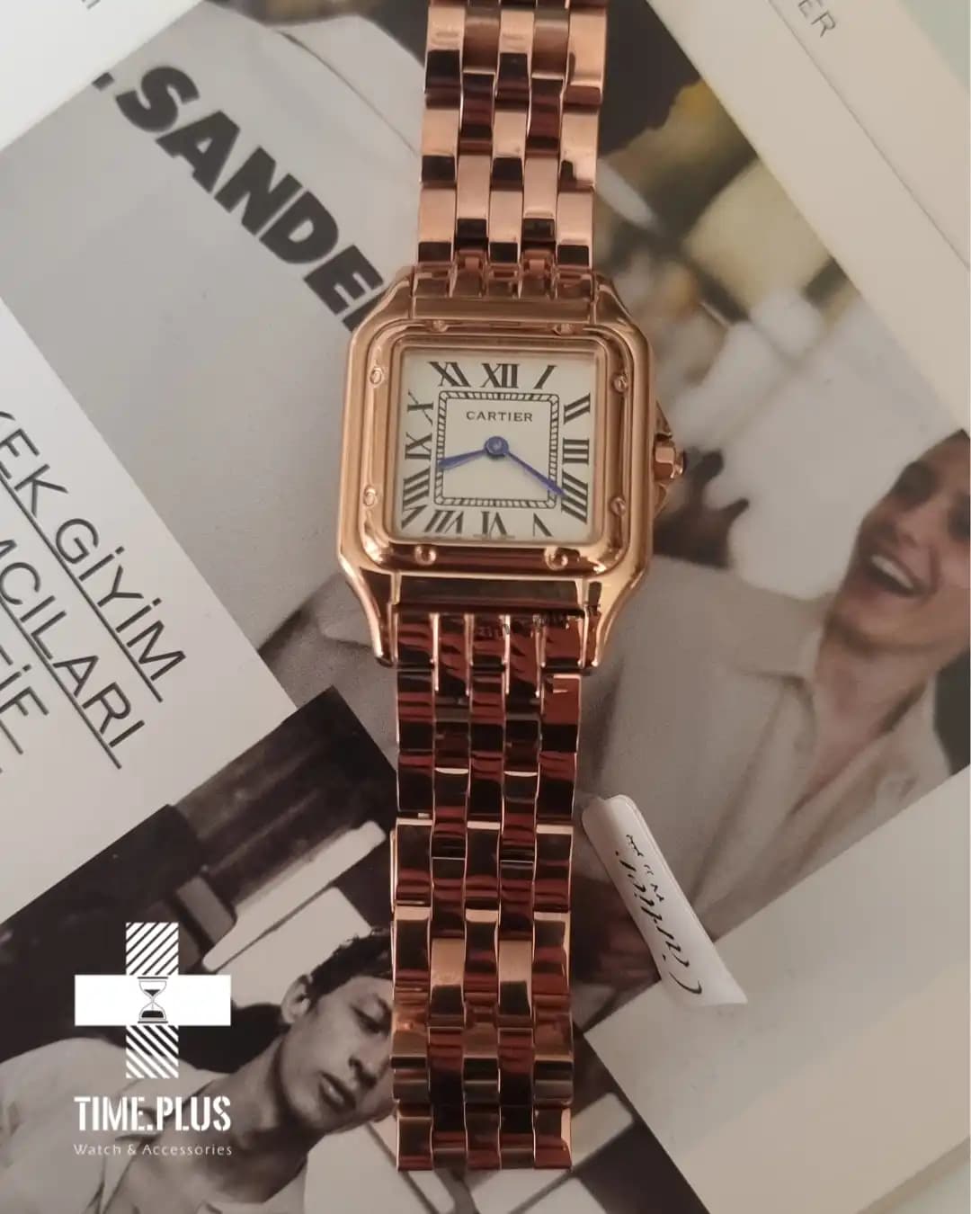 ساعت کارتیر زنانه panthere rose gold — تصویر ۷