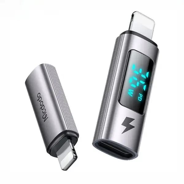 تبدیل تایپ سی به لایتنینگ با نمایشگر دیجیتال مک دودو OT-6100 — تصویر ۴