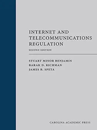 و دانلود نسخه کامل کتاب زبان اصلی Internet and Telecommunications Regulation, Second Edition | دانلود کتاب خارجی