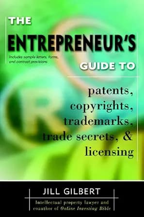 و دانلود نسخه کامل کتاب زبان اصلی Entrepreneur’s Guide To Patents, Copyrights, Trademarks, Trade Secrets | دانلود کتاب خارجی
