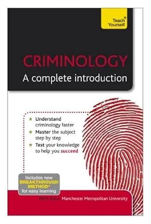 و دانلود نسخه کامل کتاب زبان اصلی Criminology: A Complete Introduction: Teach Yourself PDF | دانلود کتاب خارجی