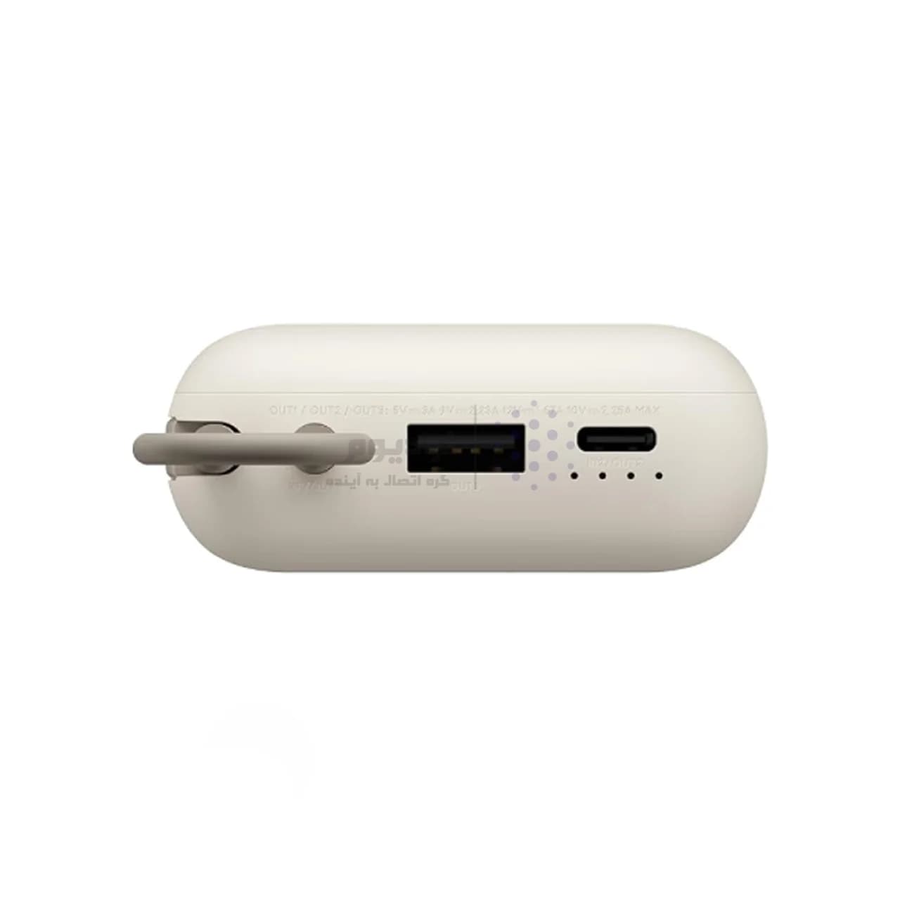 پاوربانک ( فست شارژ) Xiaomi 33W 20000mAh مدل PB2030MI – کرم – اصلی (گارانتی 18 ماهه شرکتی) — تصویر ۵