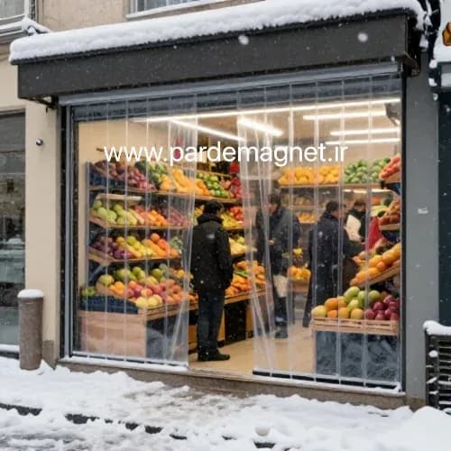 پرده نایلونی مگنتی عرض 235 ارتفاع 235 سانتیمتر | ارسال رایگان | پرده نایلونی مغناطیسی — تصویر ۷