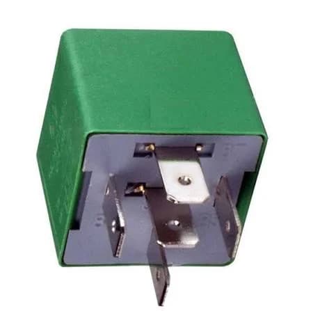 رله 5 پایه 12V-40/30A سبز (پژو 206) لایت استار | LIGHT STAR