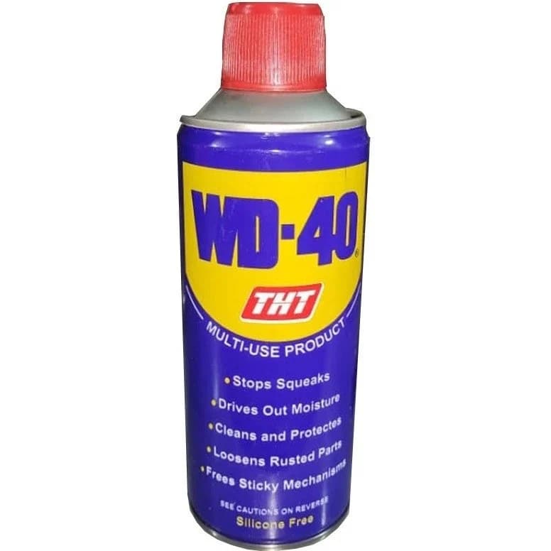 اسپری روان کننده WD-40 حجم 450 میلی لیتر برند تی اچ تی | THT
