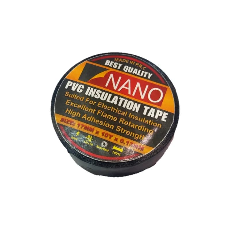 نوار چسب برق مشکی 10 یاردی نانو | NANO