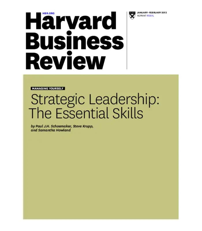 کتاب Strategic Leadership: The Essential Skills (رهبری استراتژیک: مهارت‌های ضروری) نسخه انگلیسی PDF — تصویر ۲
