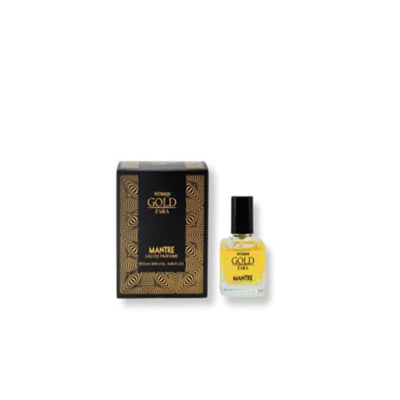 ادکلن زنانه زارا گلد مانتره ZARA GOLD با حجم 25 میل