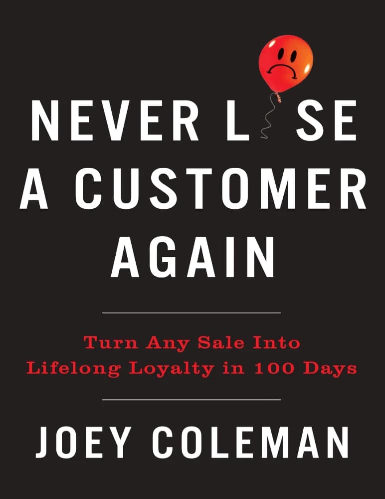 کتاب Never Lose a Customer Again (هرگز دوباره مشتری را از دست ندهید) نسخه انگلیسی PDF