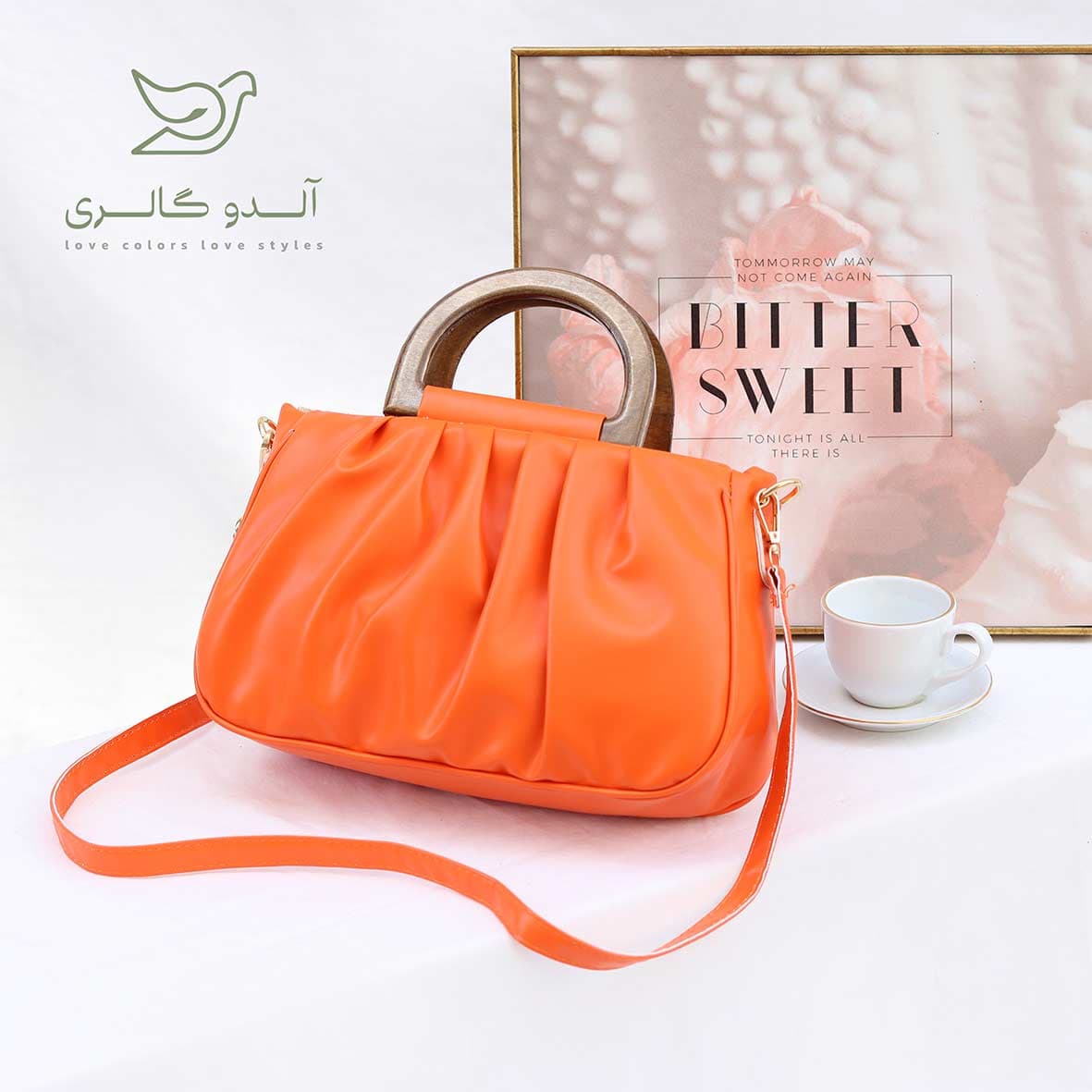 کیف دسته چوبی میزاک — تصویر ۶