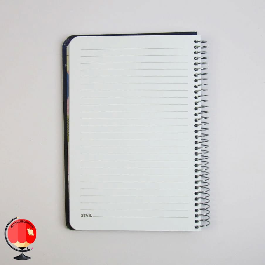 دفتر 100 برگ سیمی طرح پاییز جلد سخت سویل — تصویر ۳