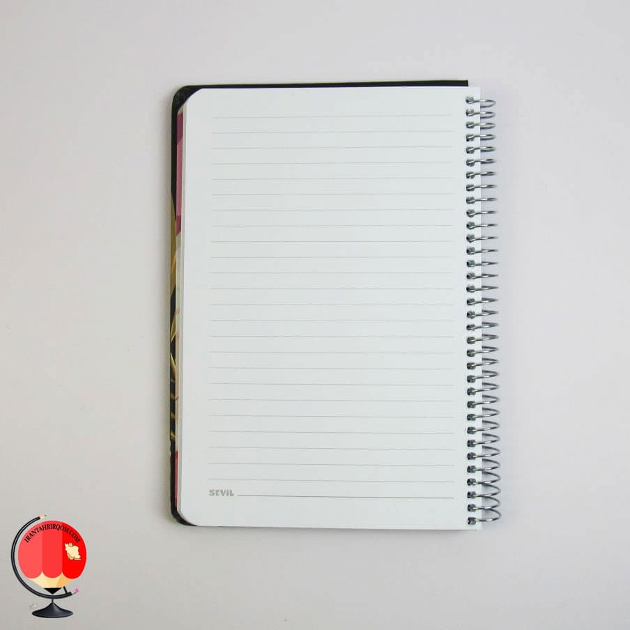 دفتر 100 برگ سیمی طرح پاییز جلد سخت سویل — تصویر ۲