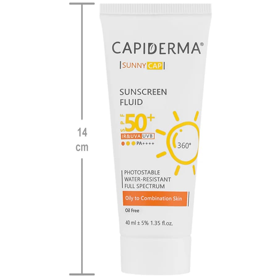 فلوئید ضد آفتاب پوست چرب SPF50 سانی کپ — تصویر ۸