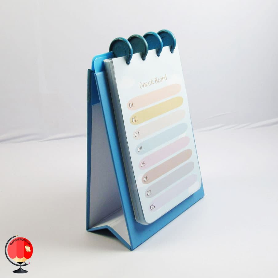 دفتر یادداشت چک بورد سویل رنگ فیروزه ای — تصویر ۲