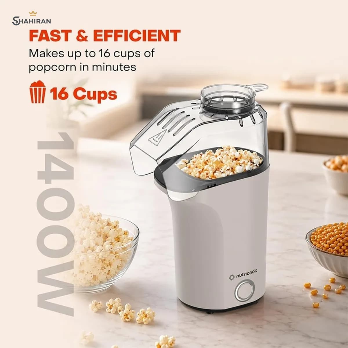 پاپ کورن ساز نوتریکوک مدل NC-PM150BG — تصویر ۳