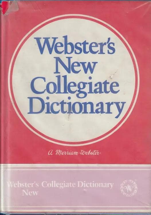 Websters New Collegiate Dictionary