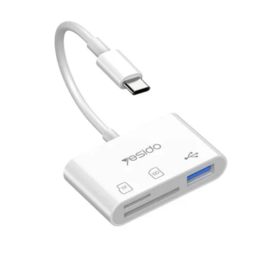 رم ریدر Yesido GS16 USB3.0 OTG Type-C ا Yesido GS16 USB3.0 OTG Type-C card reader
