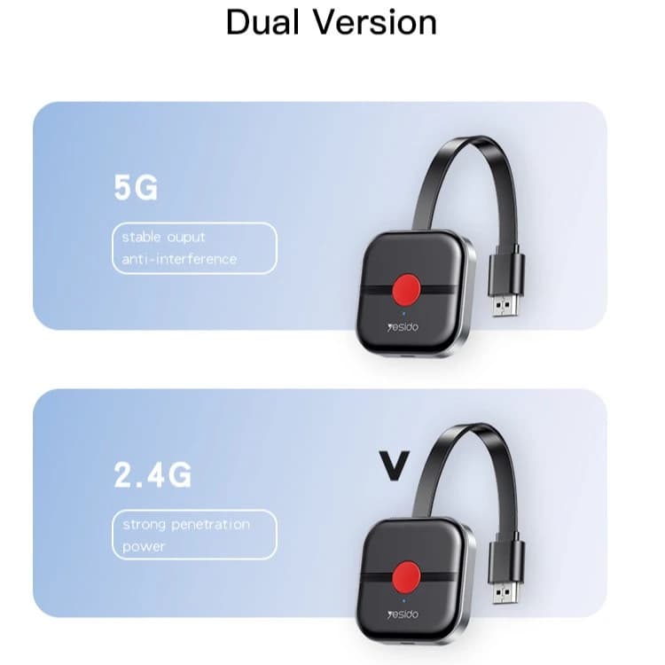 دانگل یسیدو HDMI مدل Yesido TV10 5G — تصویر ۳