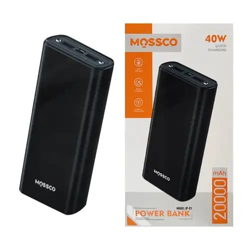 پاوربانک مسکو 40w MOSSCO 20000 IP-01 (اصل) — تصویر ۳