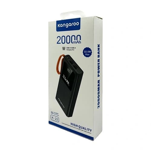 پاور بانک کانگورو kangaroo K22 ظرفیت 20000 — تصویر ۲