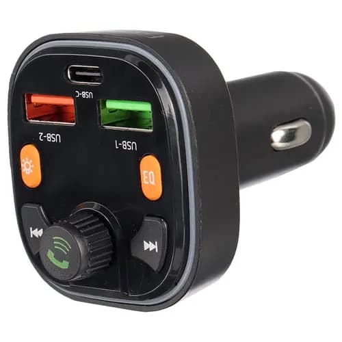 شارژر فندکی + FM Player بلوتوثی Earldom ET-M70 — تصویر ۲