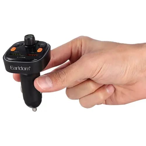 شارژر فندکی + FM Player بلوتوثی Earldom ET-M70 — تصویر ۴